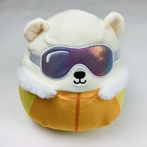 Squishmallow Brooke Polar Bear Ski 8” Plush KellyToy Stuff Animal Toy